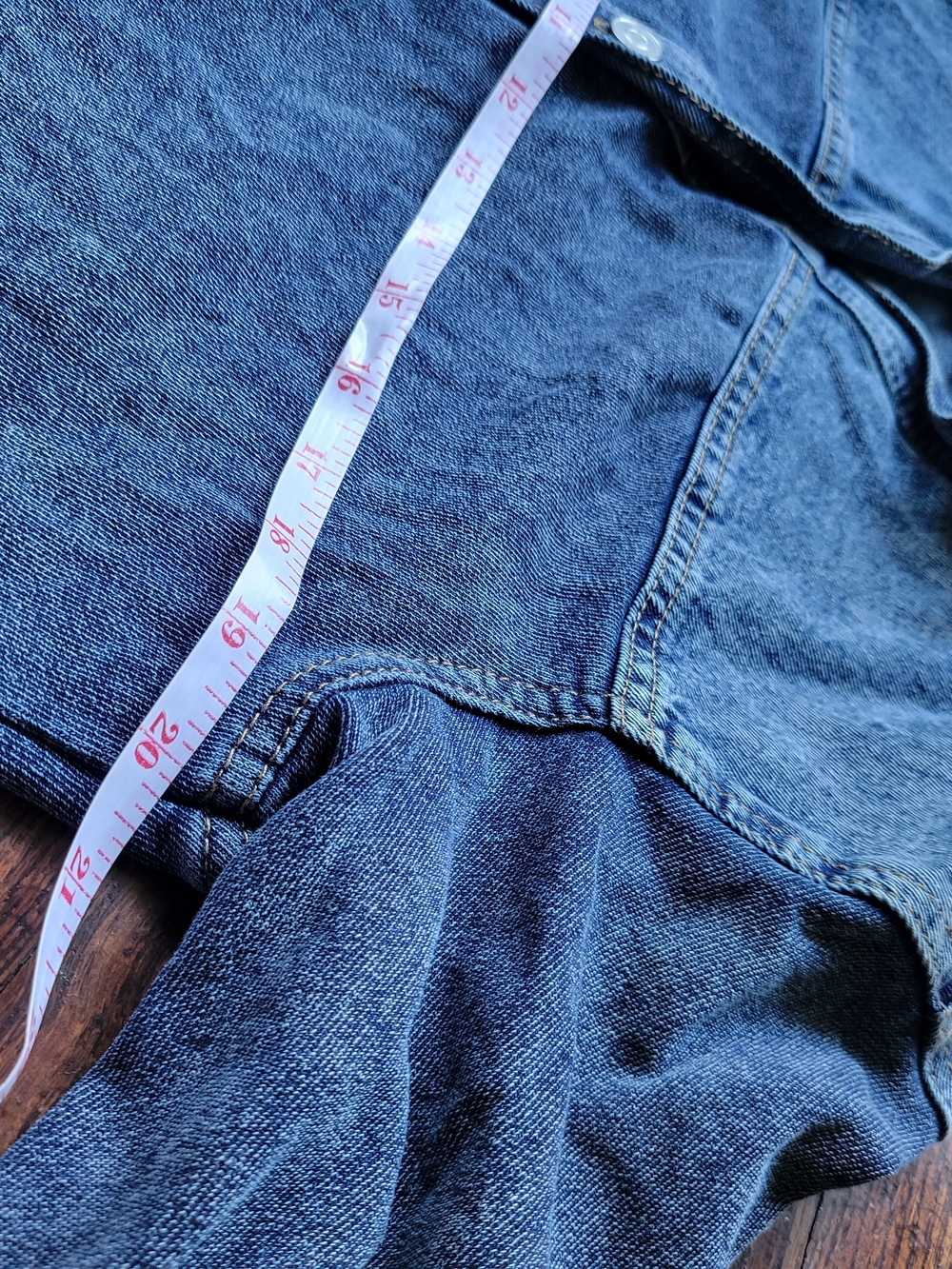 JANE & DELANCEY blue soft denim button-up shirt long sleeve casual Size Small - Picture 11 of 13